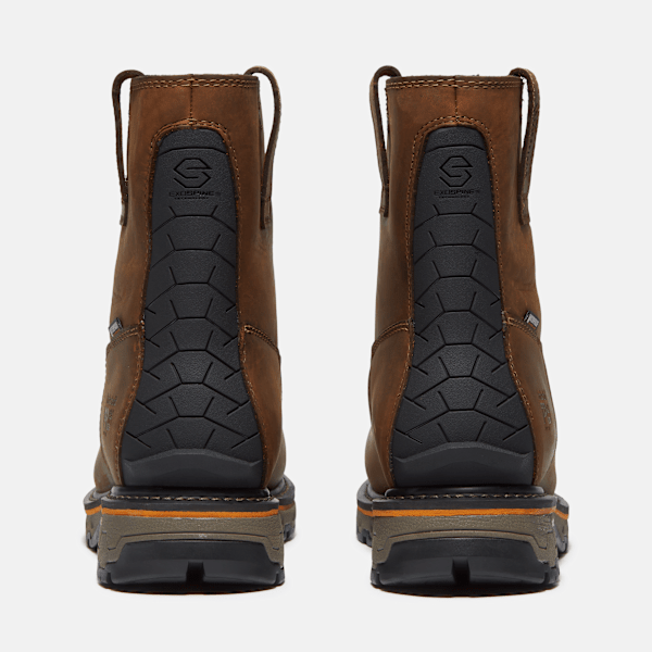 Timberland True Grit Chelsea Soft Toe Waterproof Work Boot Medium Brown Full-Grain Men'S