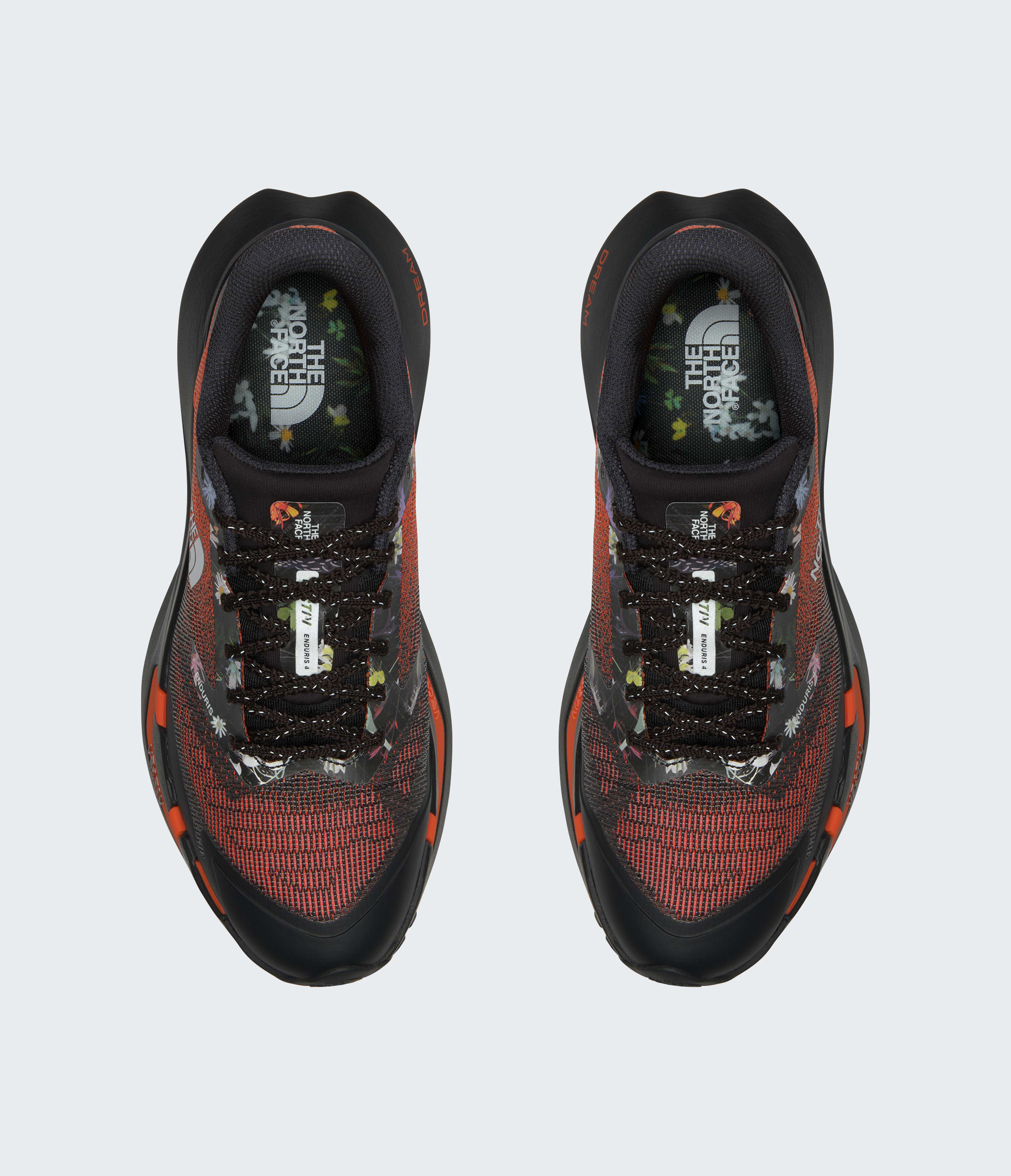 The North Face Mens Vectiv Enduris 4 Race Edition Shoes Alpine Floral Print Alpine Floral Print