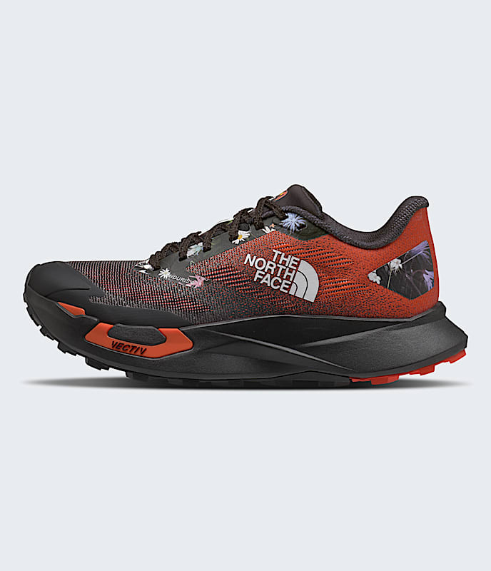 The North Face Mens Vectiv Enduris 4 Race Edition Shoes Alpine Floral Print
