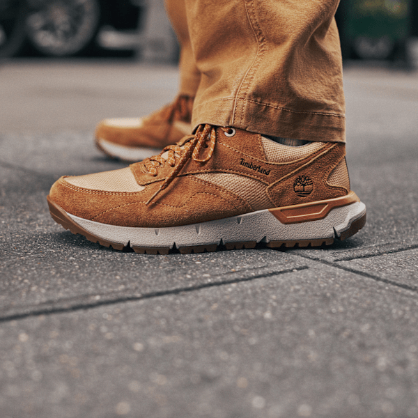 Timberland Voyager Park Low Lace-Up Sneaker Wheat Mesh Men'S
