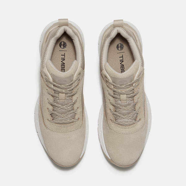 Timberland Voyager Park Mid Lace-Up Sneaker Light Taupe Suede Men'S