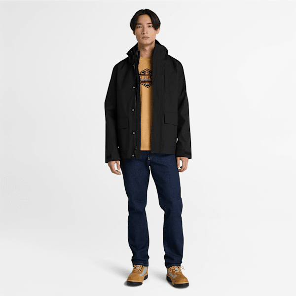 Timberland Water-Resistant 3-In-1 Hooded Jacket Black Men'S
