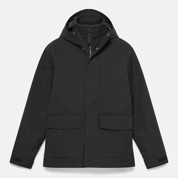 Timberland Water-Resistant 3-In-1 Hooded Jacket Black Men'S