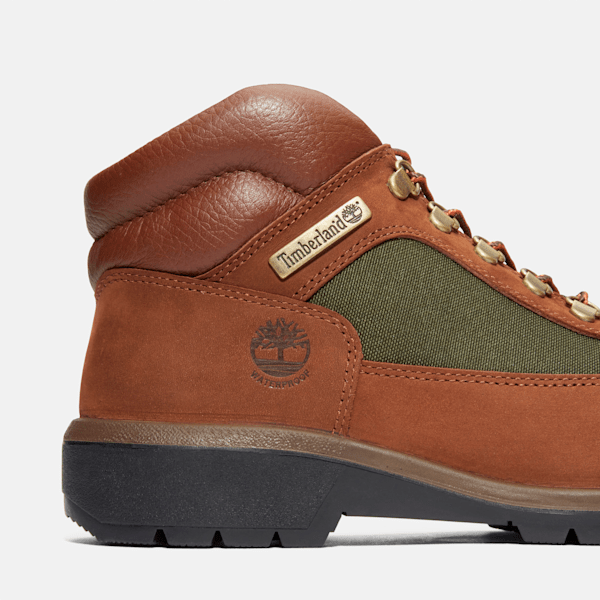 Timberland Mens Waterproof Field Boot Chocolate