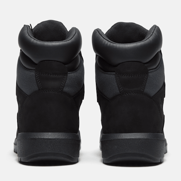 Timberland Waterproof Mid Field Boot Black Nubuck Men'S