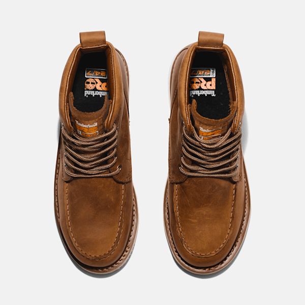 Timberland Wedge 6 Inch Work Boot Coconut Brown Men'S