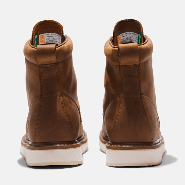 Timberland Wedge 6 Inch Work Boot Coconut Brown Men'S