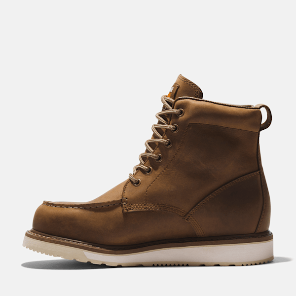 Timberland Wedge 6 Inch Work Boot Coconut Brown Men'S