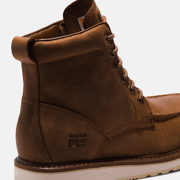 Timberland Wedge 6 Inch Work Boot Coconut Brown Men'S
