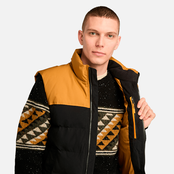 Timberland Welch Mountain Durable Water-Repellent Puffer Vest Wheat/Black Men'S