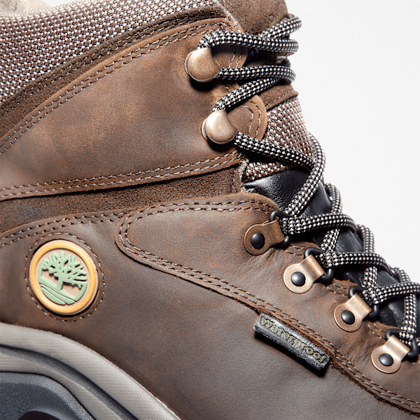 Timberland White Ledge Mid Waterproof Hiking Boot Brown Men'S