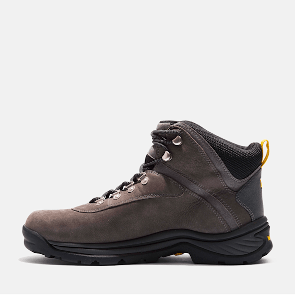 Timberland White Ledge Mid Waterproof Hiking Boot Castle Grey Men'S