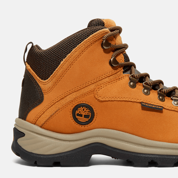 Timberland White Ledge Mid Waterproof Hiking Boot Wheat Men'S