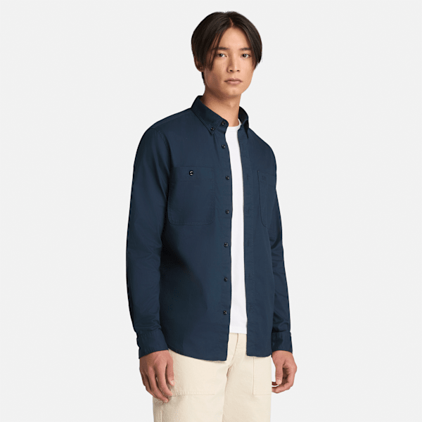Timberland Windham Twill Shirt Dark Sapphire Men'S