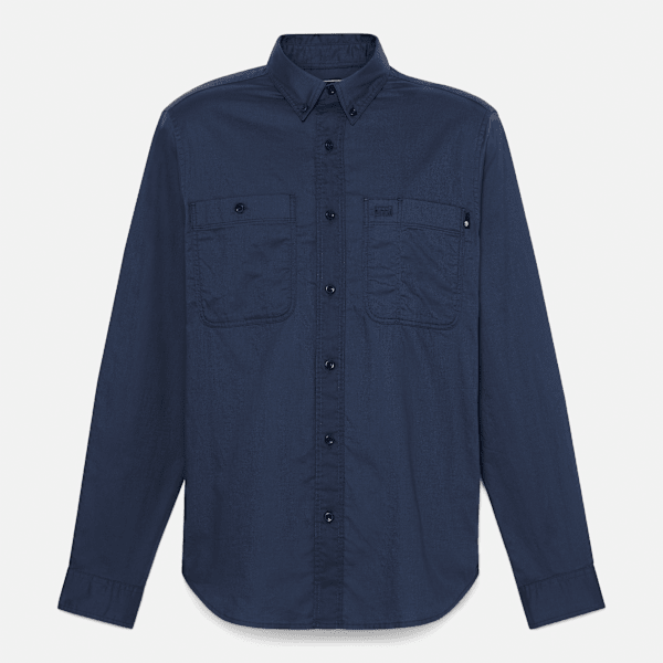 Timberland Windham Twill Shirt Dark Sapphire Men'S