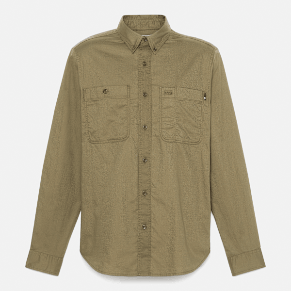 Timberland Windham Twill Shirt Leaf Green Men'S