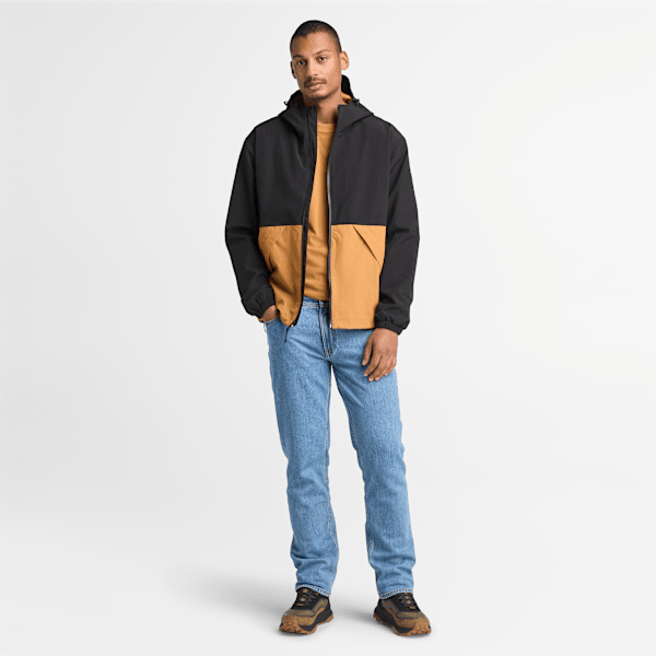 Timberland Winnick Waterproof Shell Jacket Black/Wheat Men'S