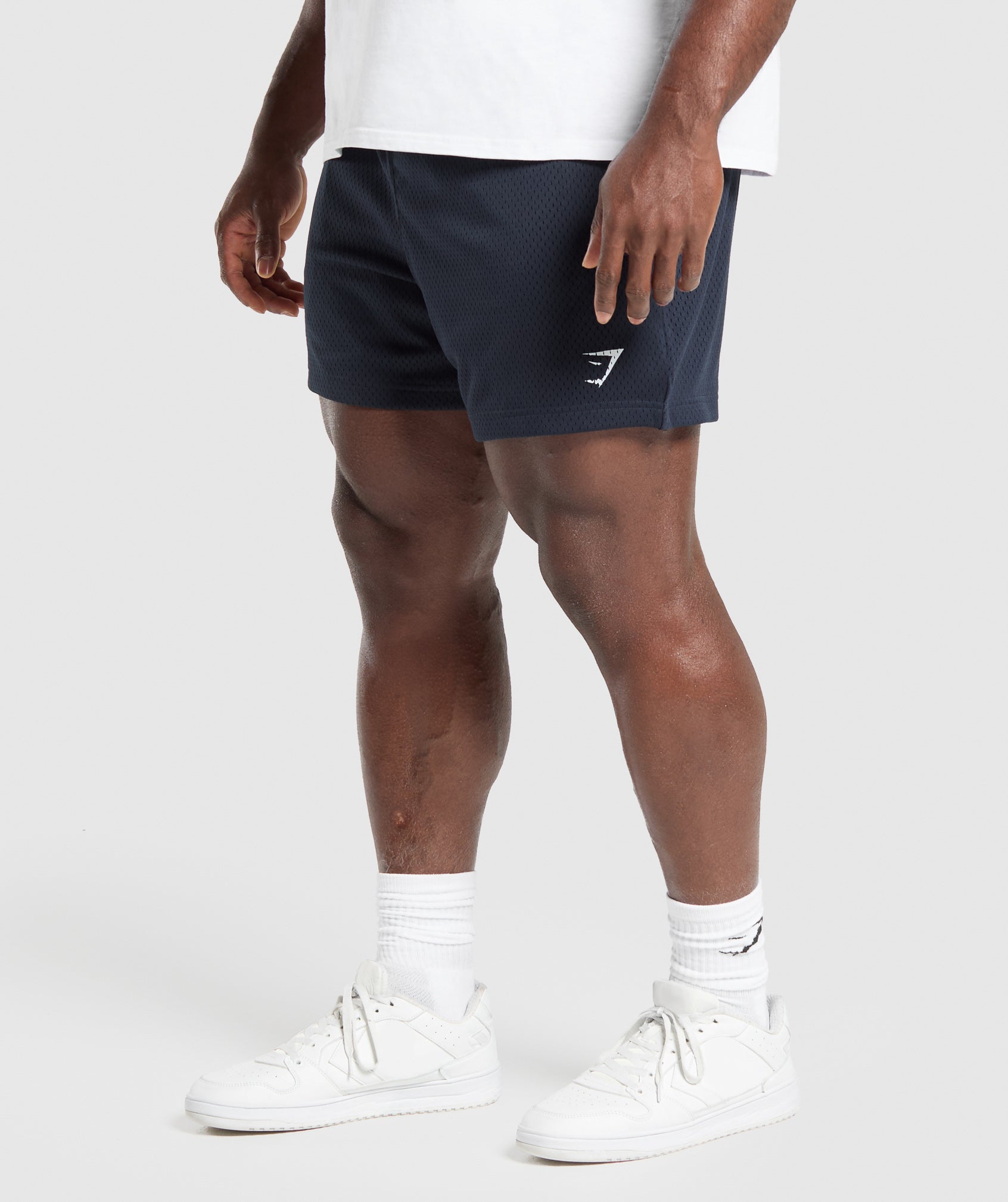 Gymshark Lifting Mesh 5" Shorts Heavy Blue