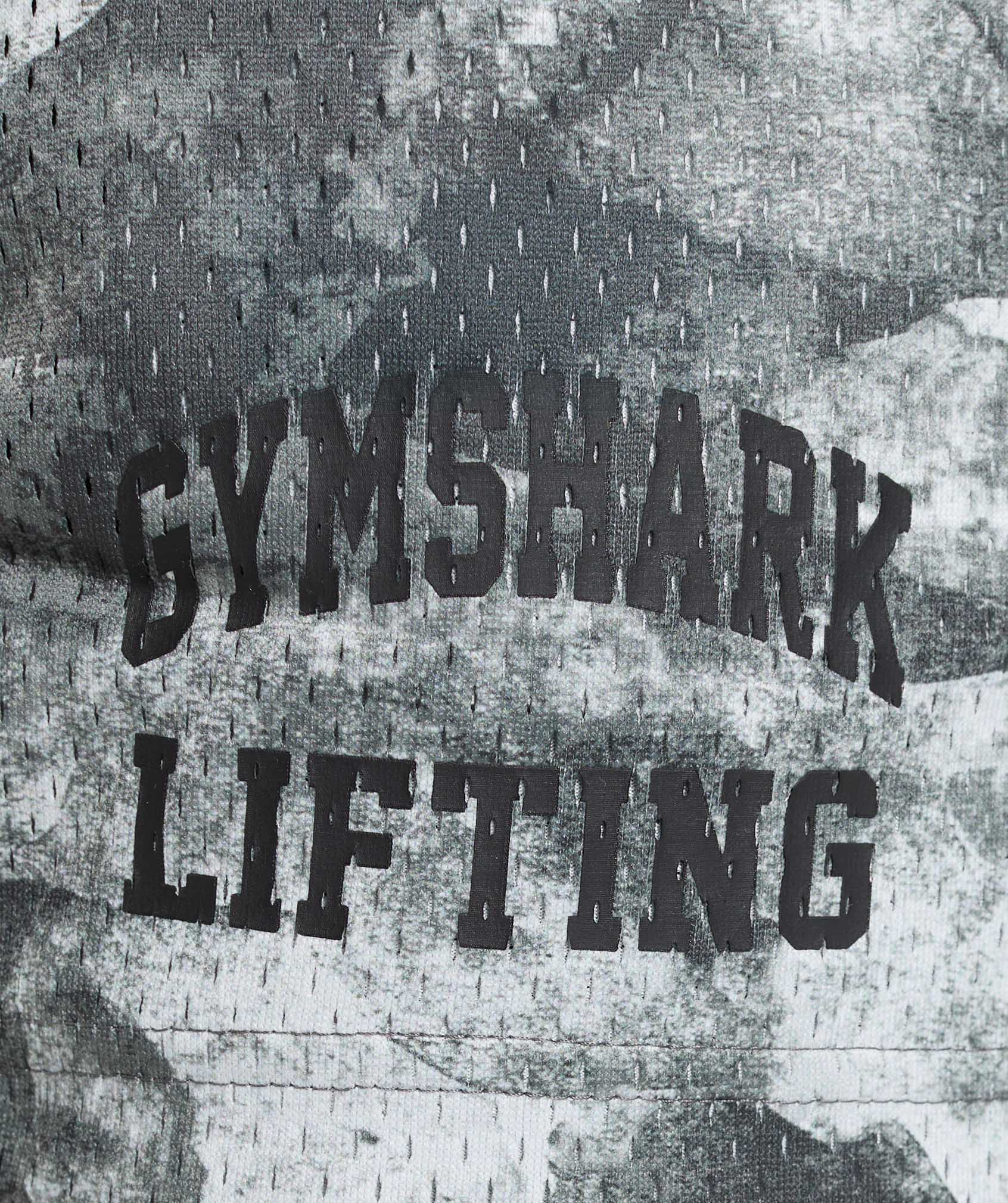 Gymshark Lifting Mesh 5" Shorts Metal Grey