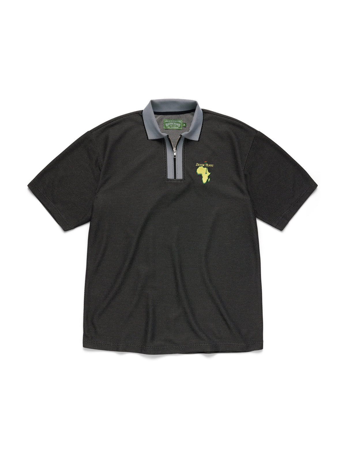 Denim Tears Masters Metallic Quarter-Zip Polo