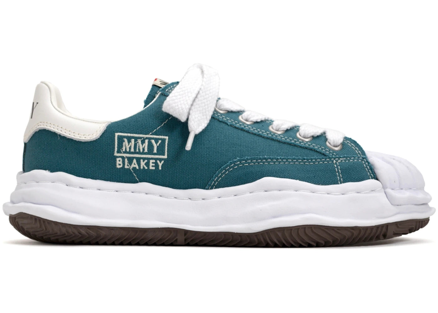 Maison Mihara Yasuhiro Blakey Og Sole Canvas Low Blue