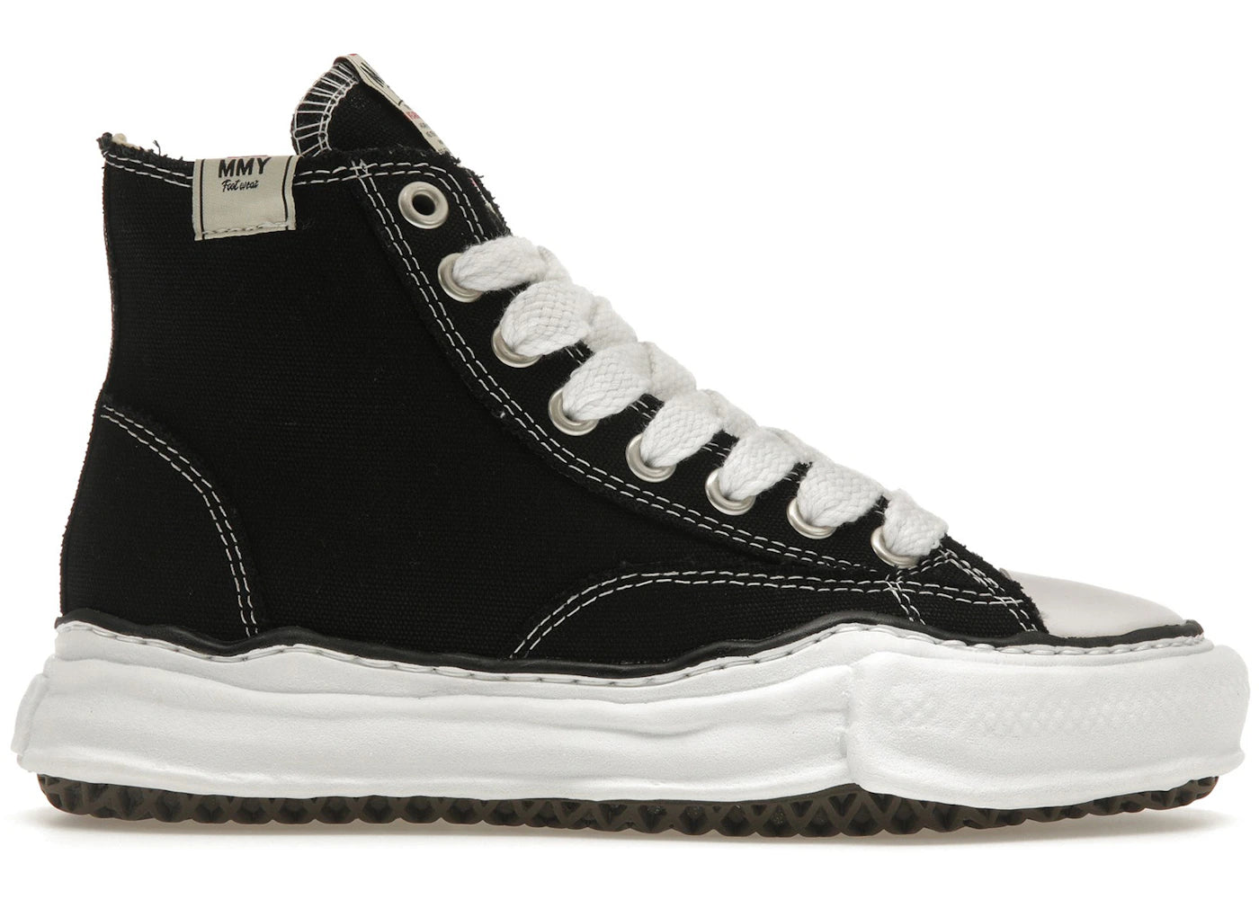 maison mihara yasuhiro peterson og sole canvas high black