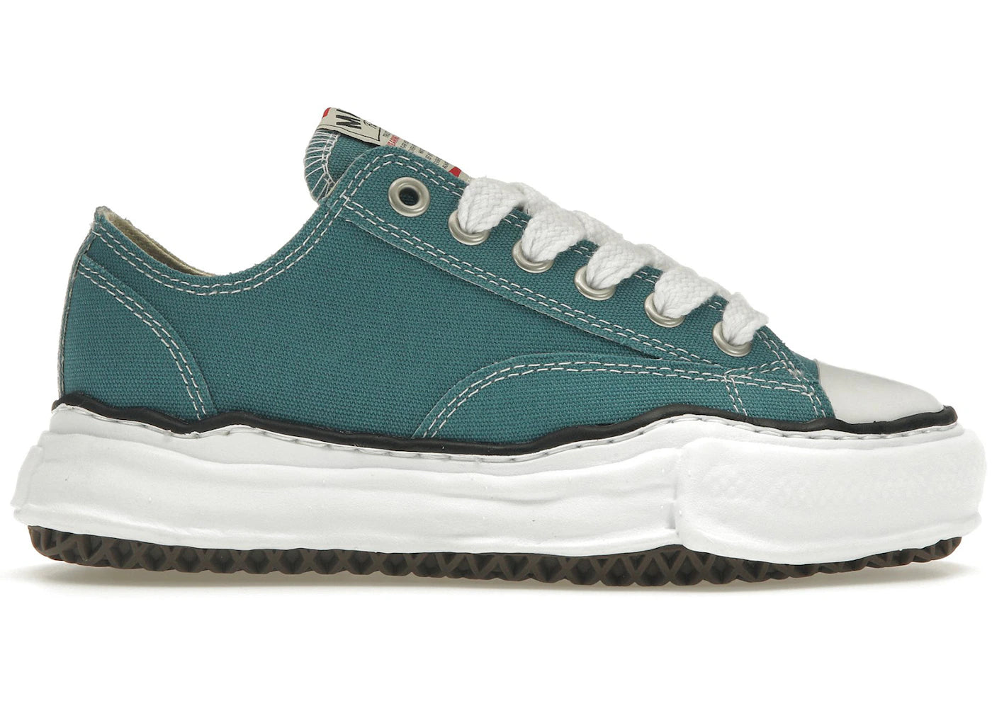 maison mihara yasuhiro peterson og sole canvas low blue