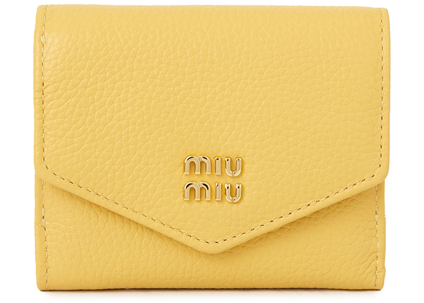 Miu Miu Short Wallet Yellow
