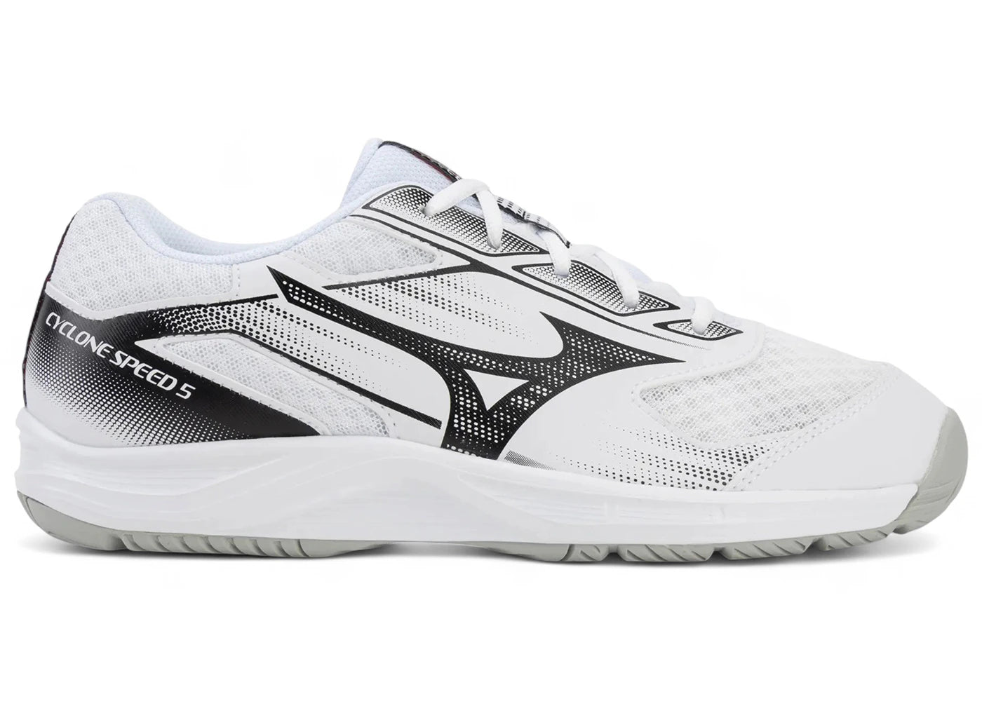 Mizuno Cyclone Speed 5 White Black Fiery Red