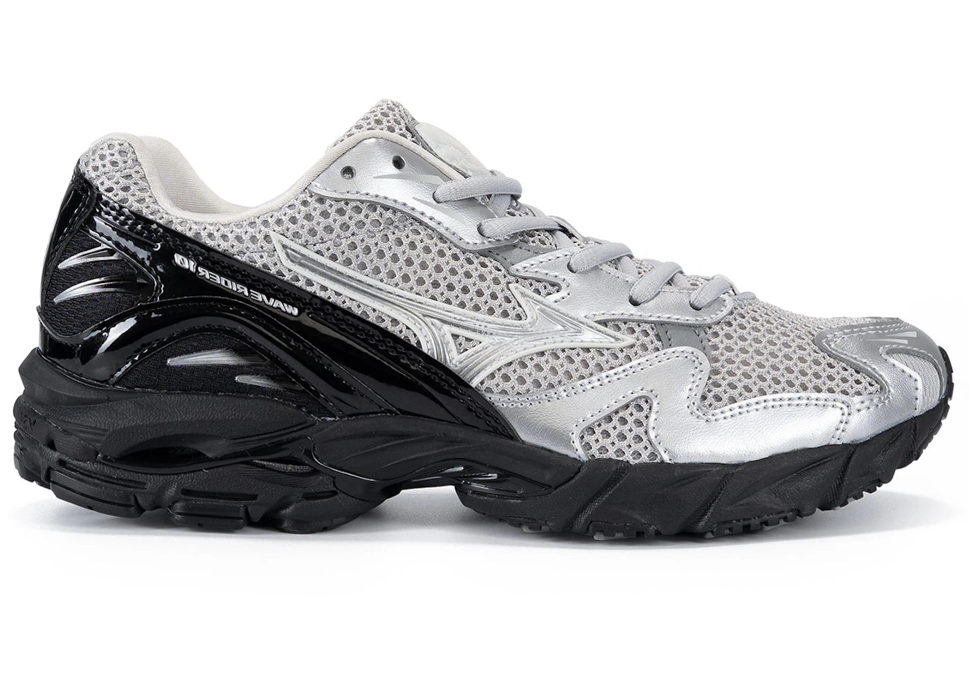 Mizuno Mizuno Wave Rider 10 Harbor Mist Silver Black