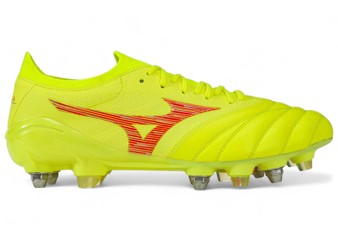 Mizuno Morelia Neo Iv Beta Japan Mix Safety Yellow Flery Coral Safety Yellow