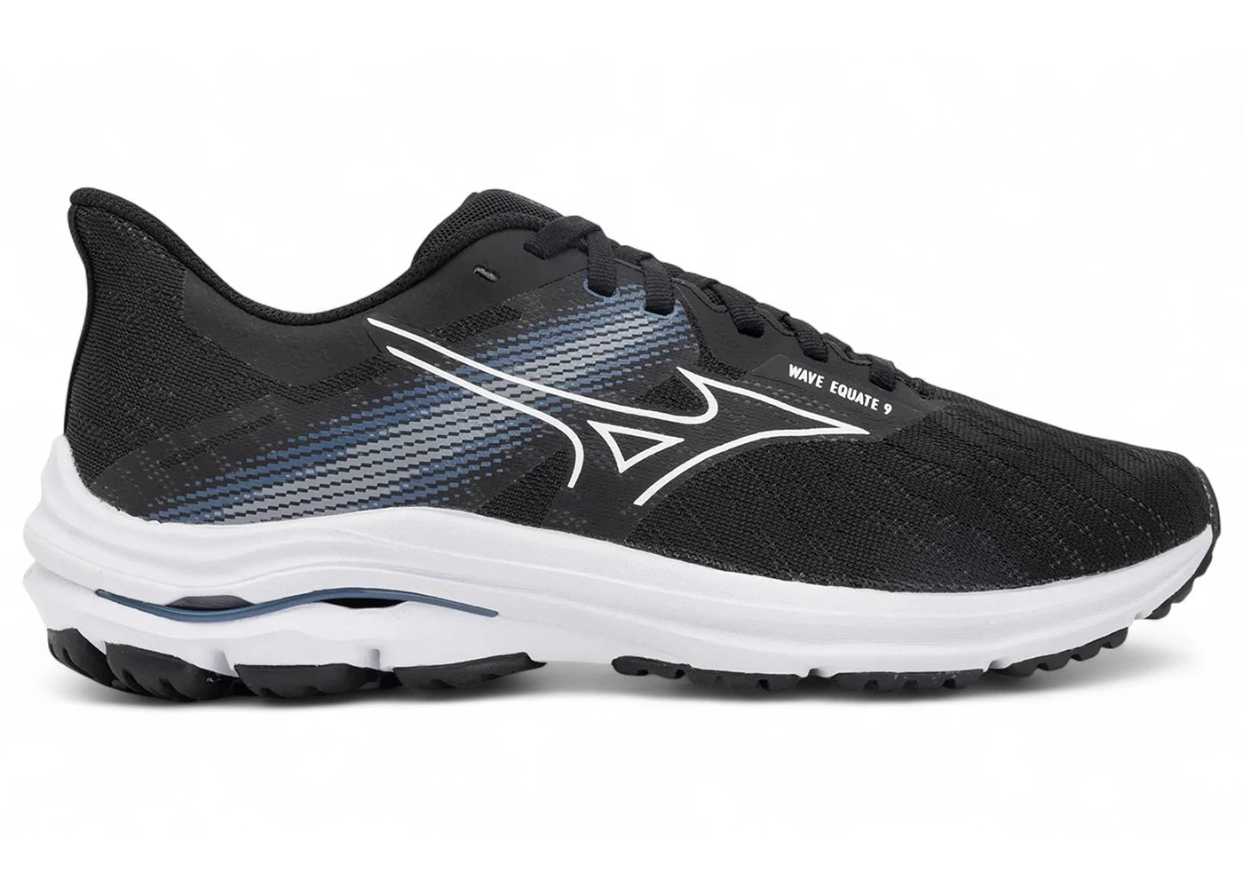 Mizuno Wave Equate 9 Black White Vintage Indigo