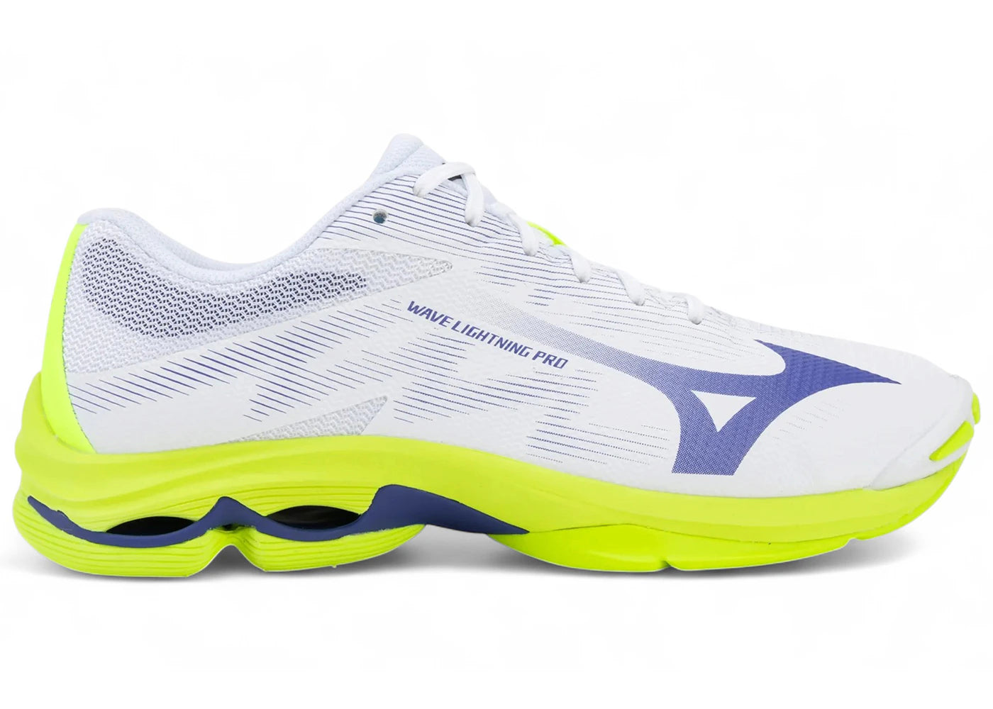 Mizuno Wave Lightning Pro White Lighting Yellow Dazzling Blue
