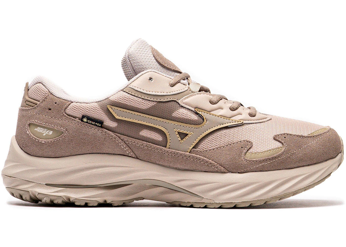 Mizuno Wave Rider Beta Gore-Tex Silver Cloud Vintage Khaki Ge Gold