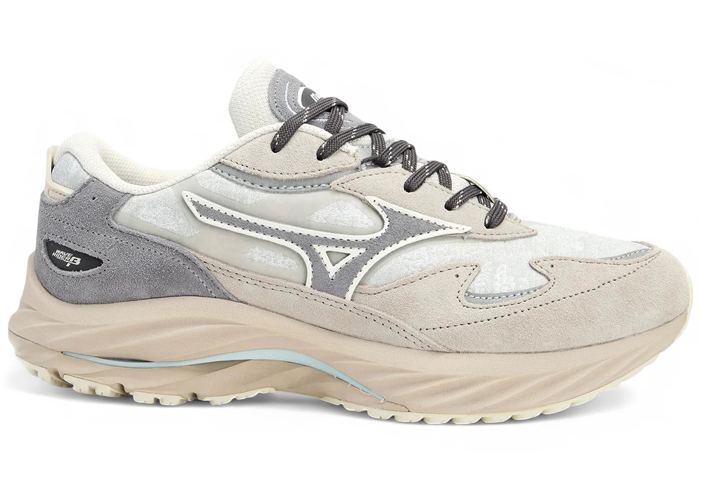 Mizuno Wave Rider Beta Harbor Mist Ultimate Gray Silver Cloud