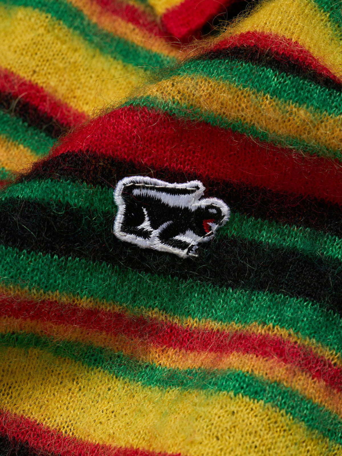 Denim Tears Panther Mohair Knit Polo
