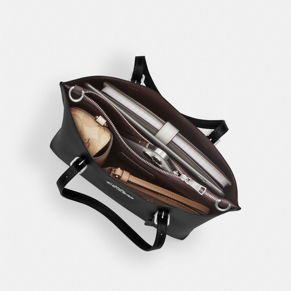 Coach Mollie Tote Bag 25 Gold Dark Stone