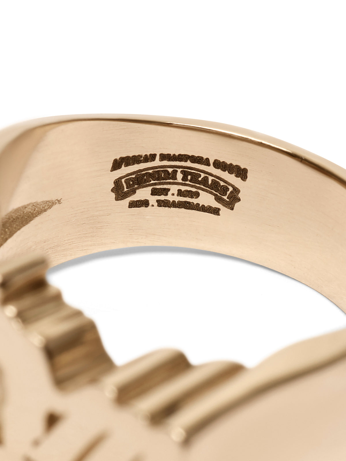 Denim Tears Mom Ring Gold