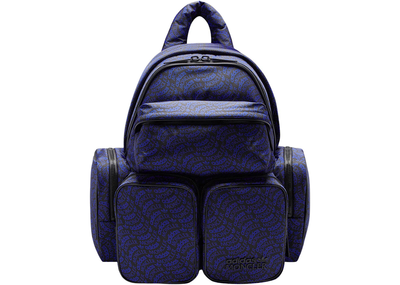 〈新品タグ付き〉MONCLER × adidas コラボ バックパック Moncler x adidas Originals Logo Print Backpack Black & White