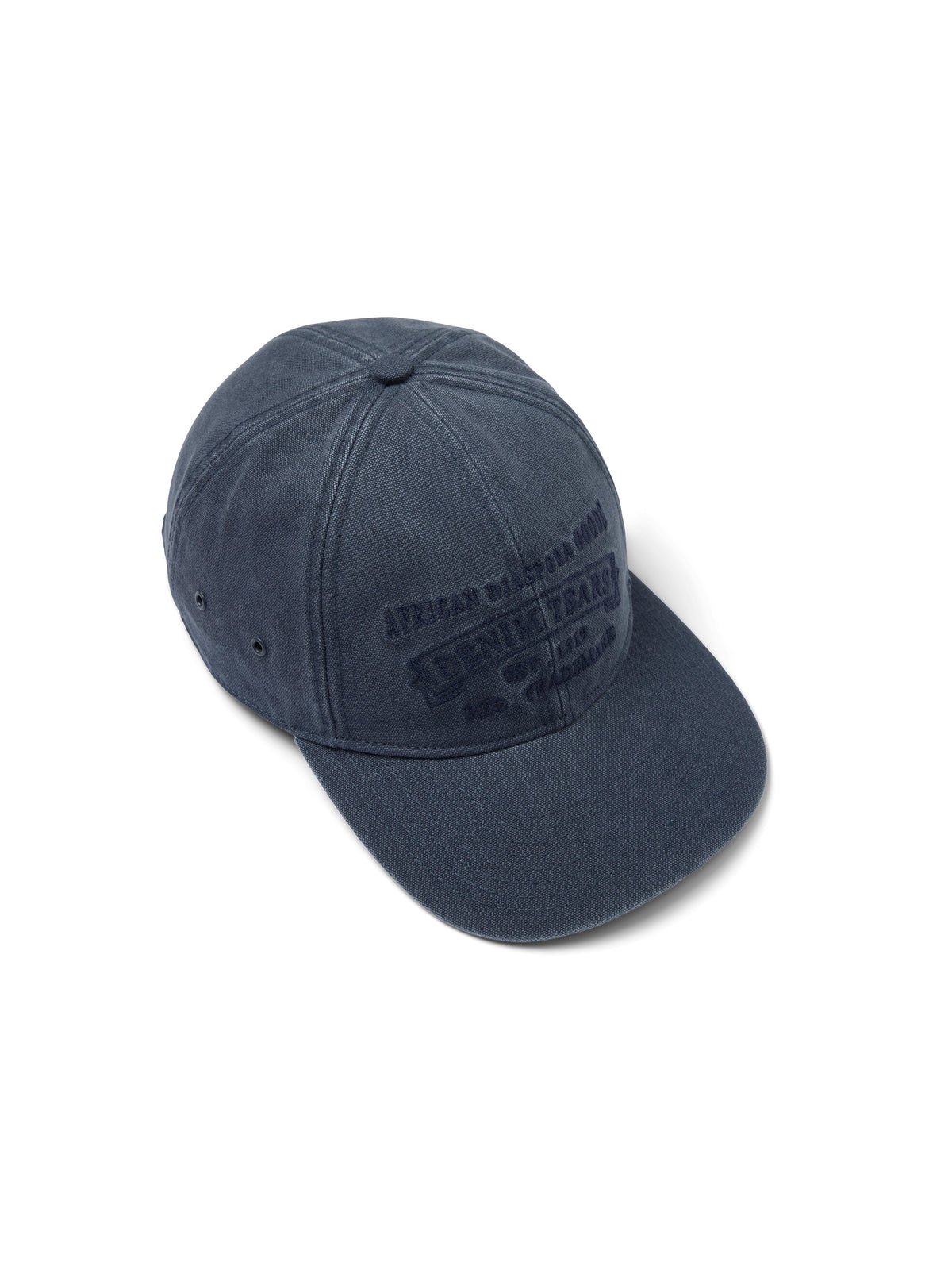 Denim Tears Mono ADG Stamp Cap Blue