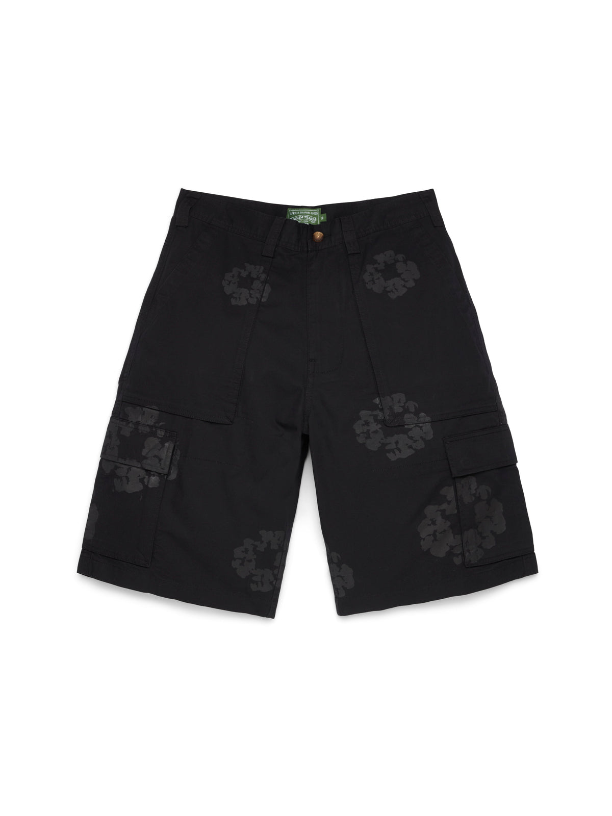 Denim Tears Mono Wreath Cargo Short Black