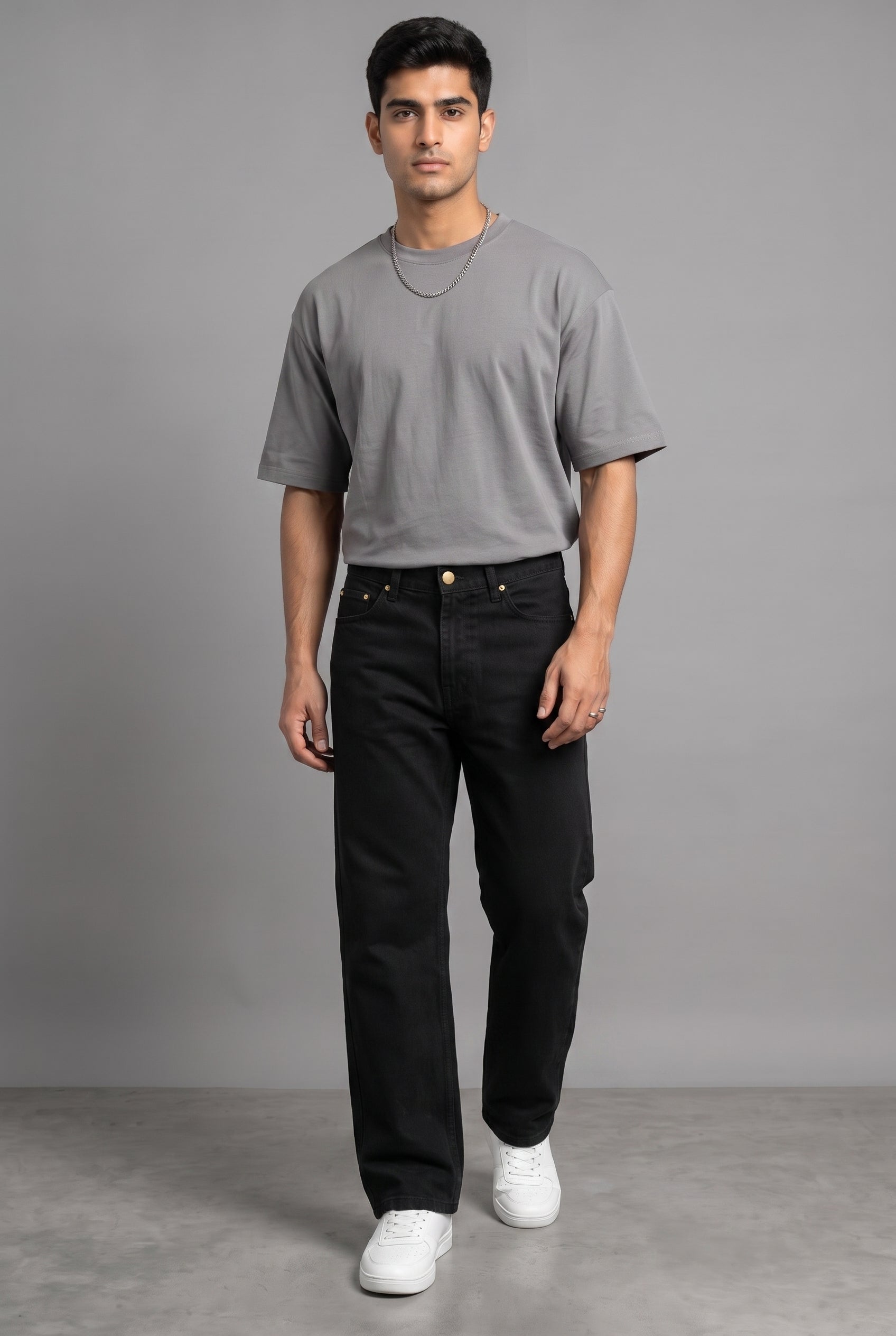 CLASSIC BLACK DENIM MEN'S JEANS