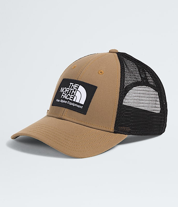 The North Face Mudder Trucker Hat TNF Black/TNF White/TNF Black TNF Camo Small Print Utility Brown/TNF Black Gravel TNF Black/TNF Medium Grey Heather Smokey Brown/Mocha Brow Shady Blue Hunter Green/White Dune Bark Mist/Burnt Umber BLUE ECLIPSE/SPACE