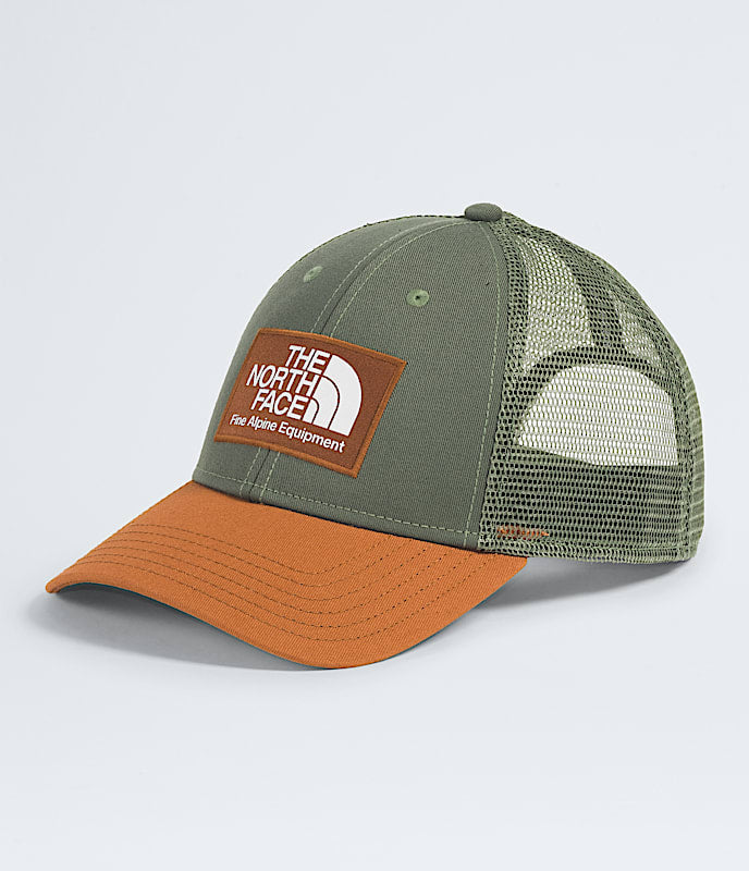 The North Face Mudder Trucker Hat TNF Black/TNF White/TNF Black TNF Camo Small Print Utility Brown/TNF Black Gravel TNF Black/TNF Medium Grey Heather Smokey Brown/Mocha Brow Shady Blue Hunter Green/White Dune Bark Mist/Burnt Umber BLUE ECLIPSE/SPACE