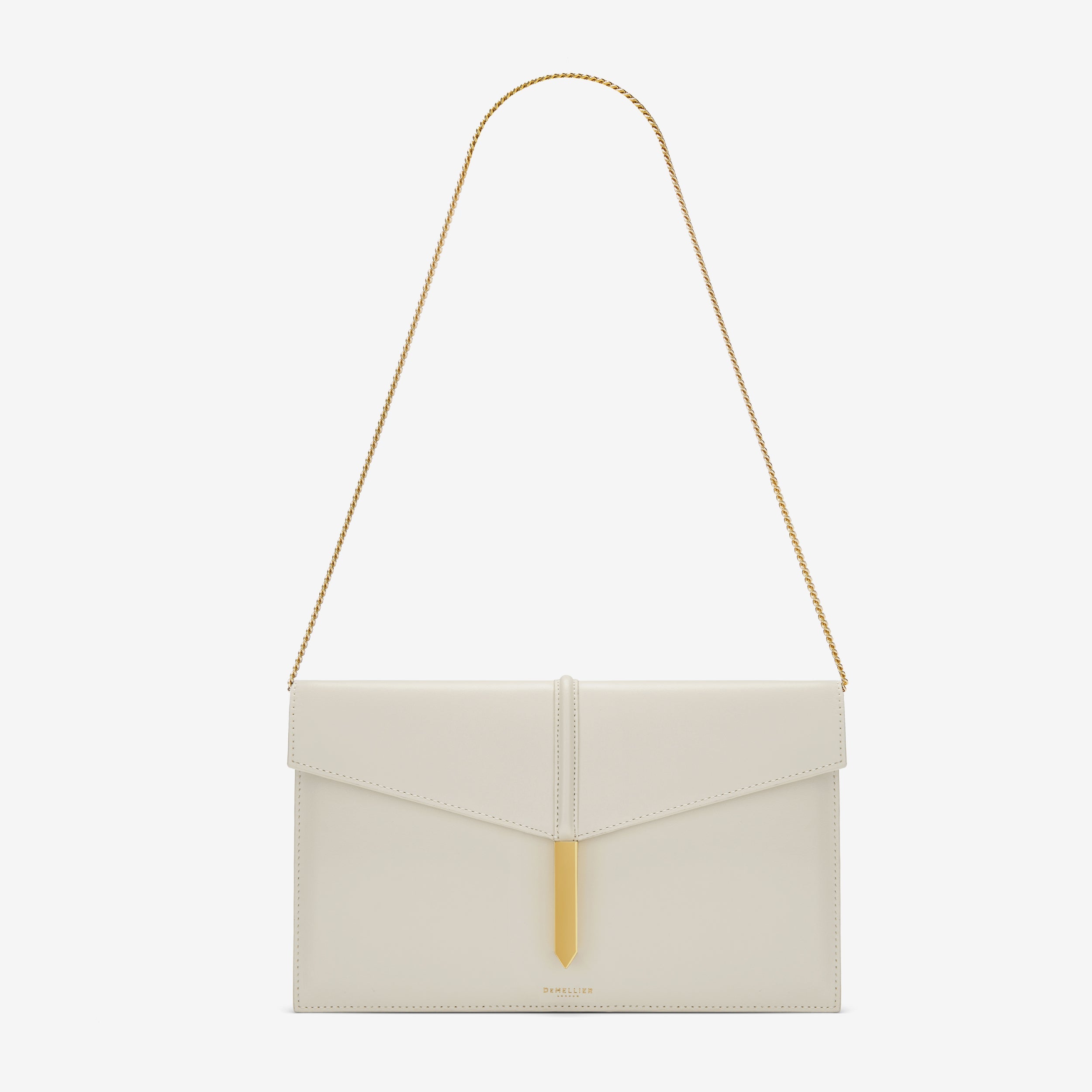 DeMellier The Tokyo Clutch off-white smooth