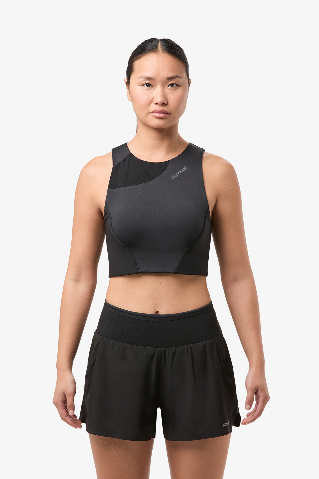 NNormal Trail Crop Top W Black