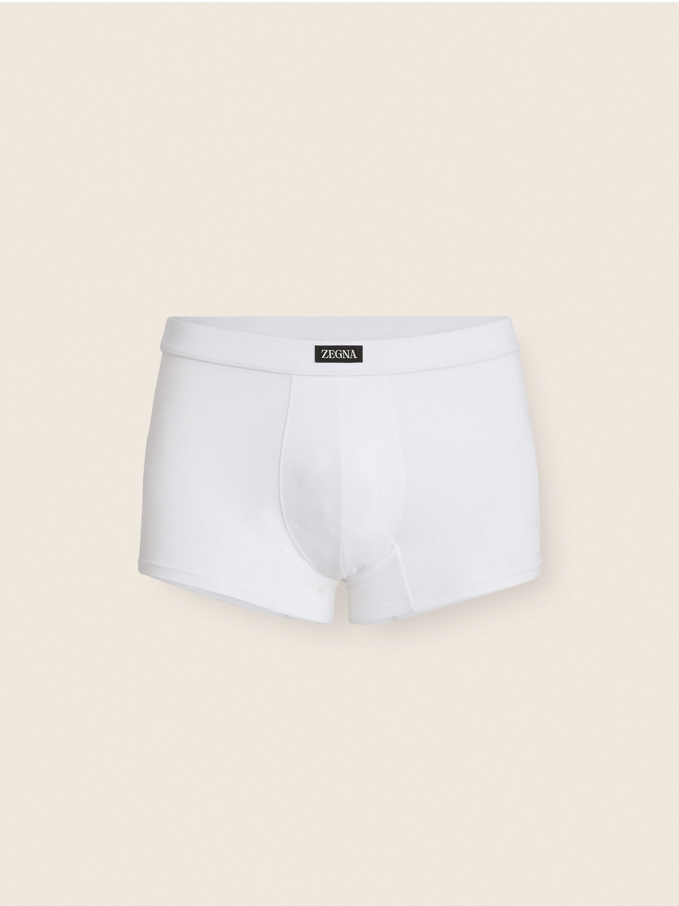 Zegna White Stretch Modal Trunks