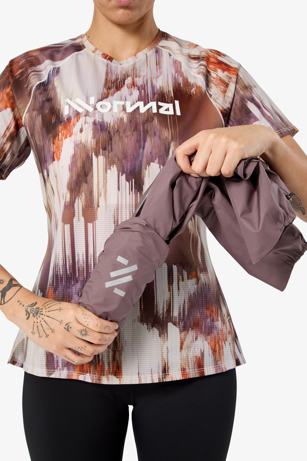 NNormal Trail Rain Jacket 02 W Purple
