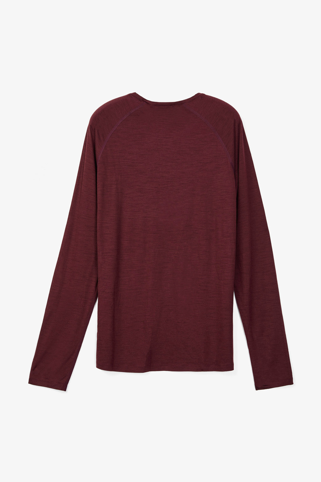 NNormal Merino Long Sleeve 02 Burgundy