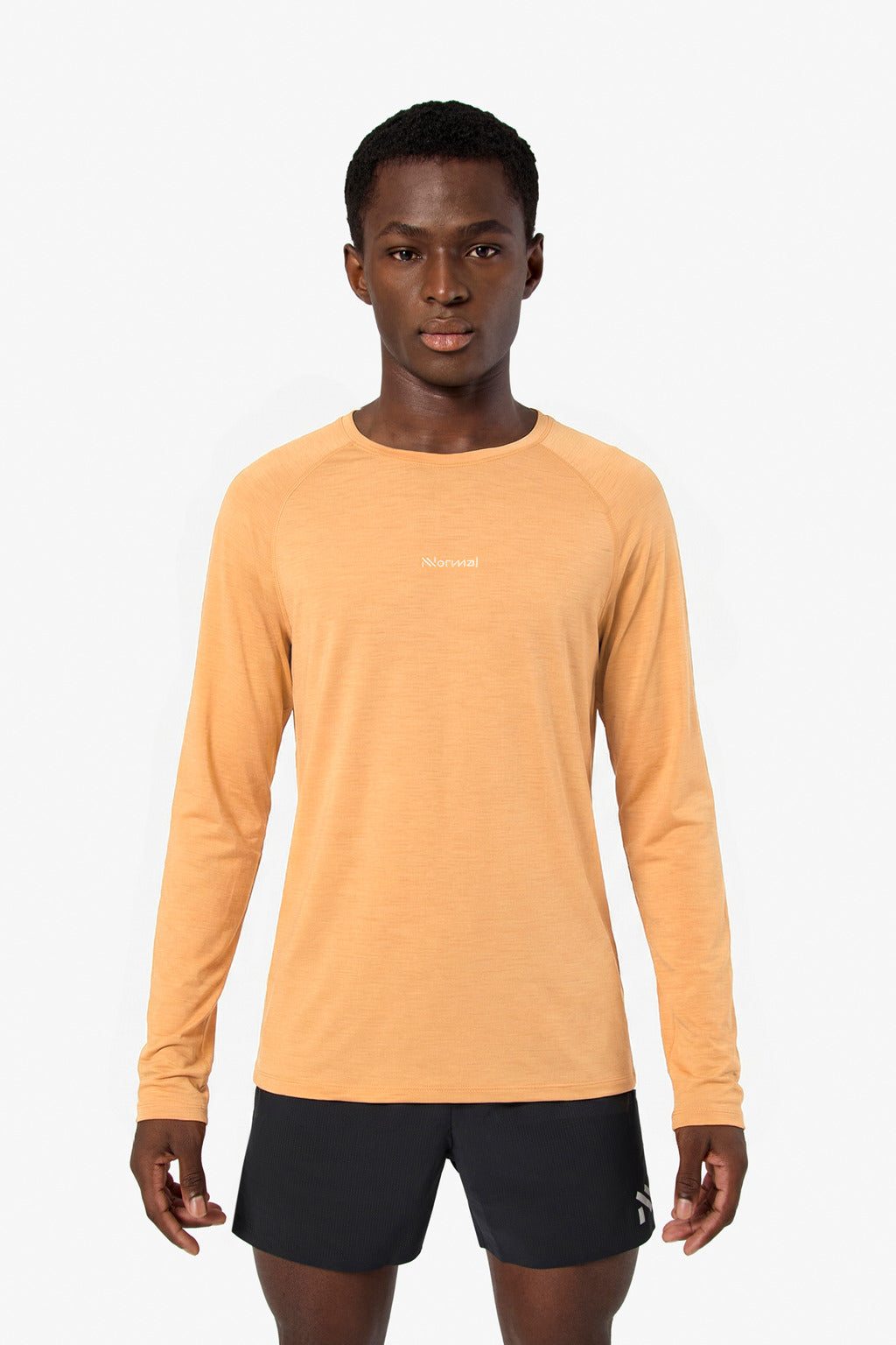 NNormal Merino Long Sleeve 02 Orange